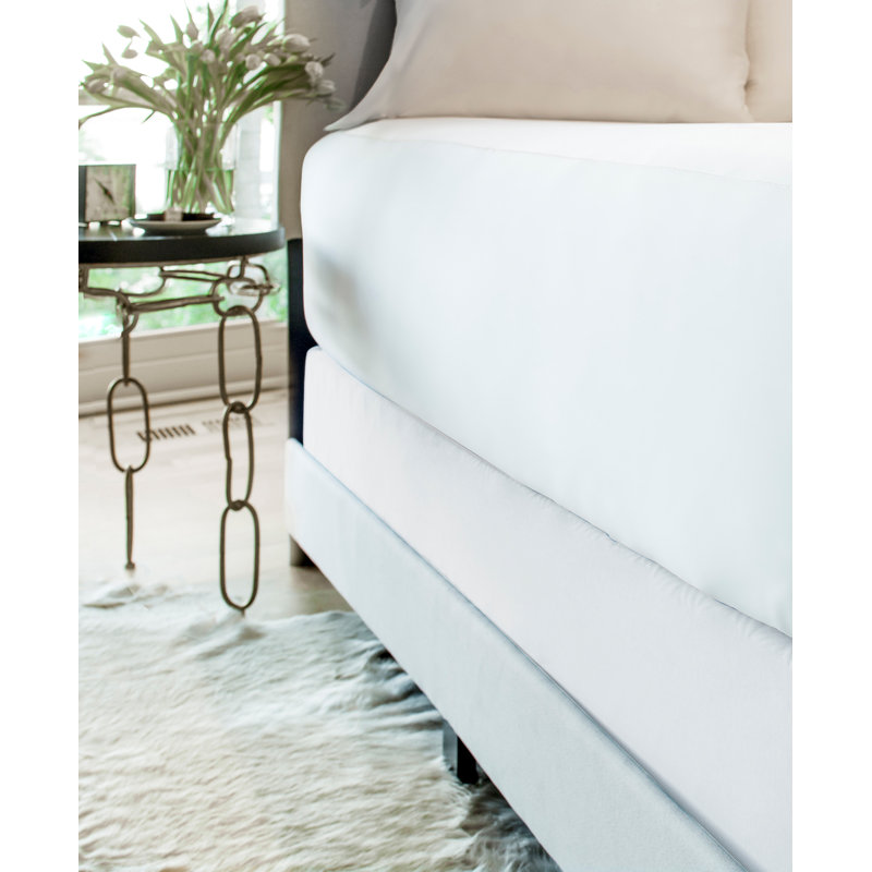  Housse de sommier 80 po, Grand, Blanc brillant