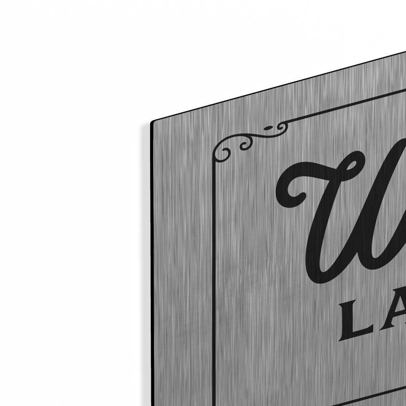 Art luxueux «Wash And Dry Laundry Service Co.» par Lettred & Lined, H 12 po x l 36 po
