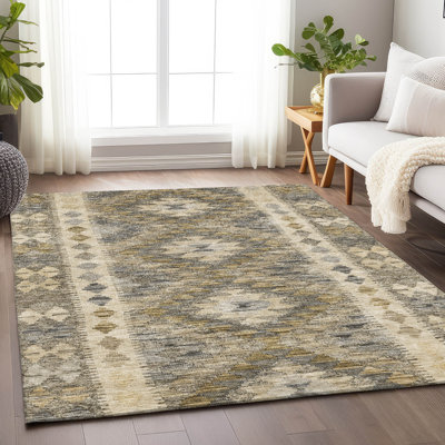 Tapis d'intérieur / extérieur lavable Evynne