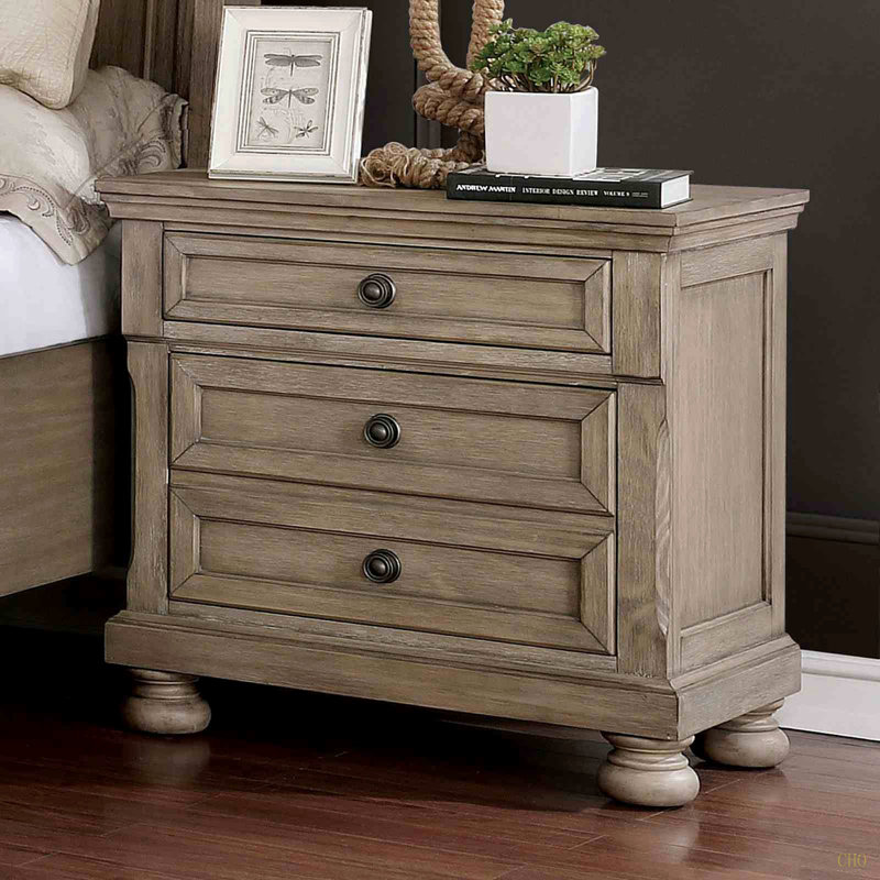Table de chevet style transitionnel 1pc