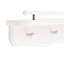 Liberty 31" Wall Shelf with Hooks-1500777056