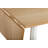 Abacus Universal Expert 32" to 47" Extendable Dining Table, 2 Drop Leaf Side Panels, Oak and White