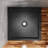 Goodyo 36"x36" Shower Pan 3.3" Height Double Threshold Shower Base in Slate Black, Anti-slip Acrylic, Center Drain (no Drain Sets)