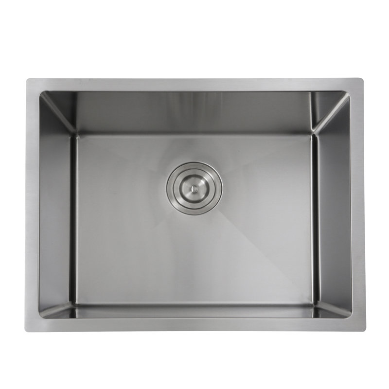 23" Undermount Small Radius Stainless Steel Laundry/Utility Sink