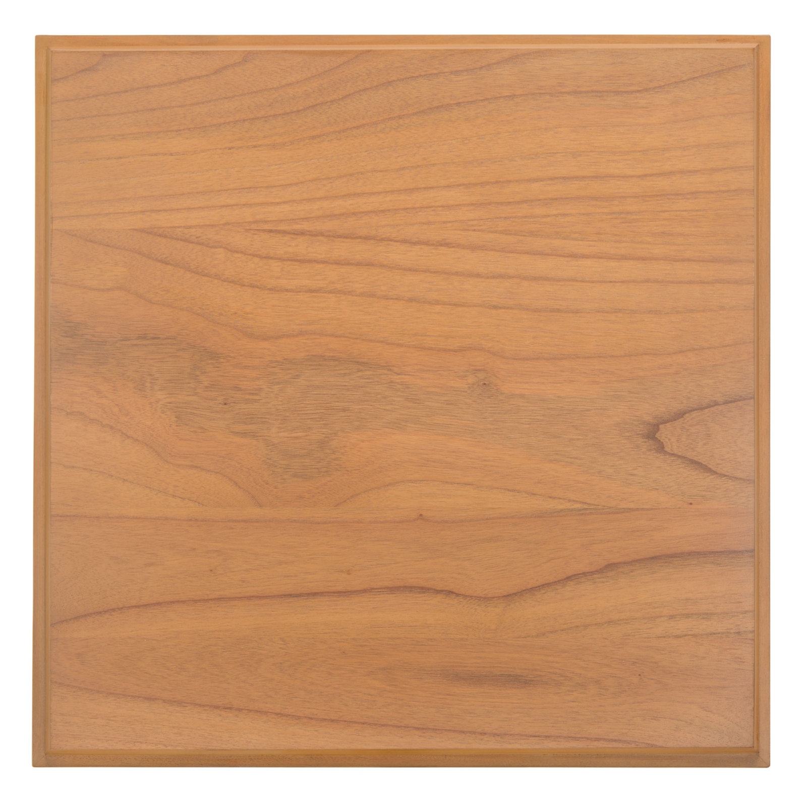 Paddy Solid Wood End Table, Walnut/Natural