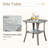 Ensemble de conversation modulaire avec coussins 9 pièces Baili-94284190-95994324
