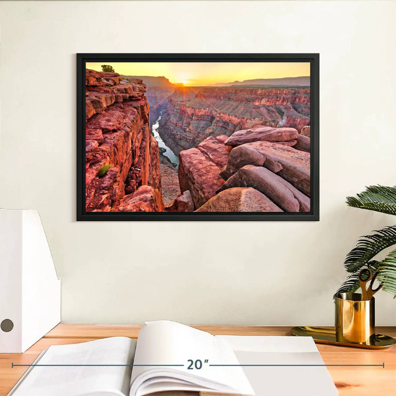 Alvord Sunrise Over Grand Canyon, H 9 po x l 13 po
