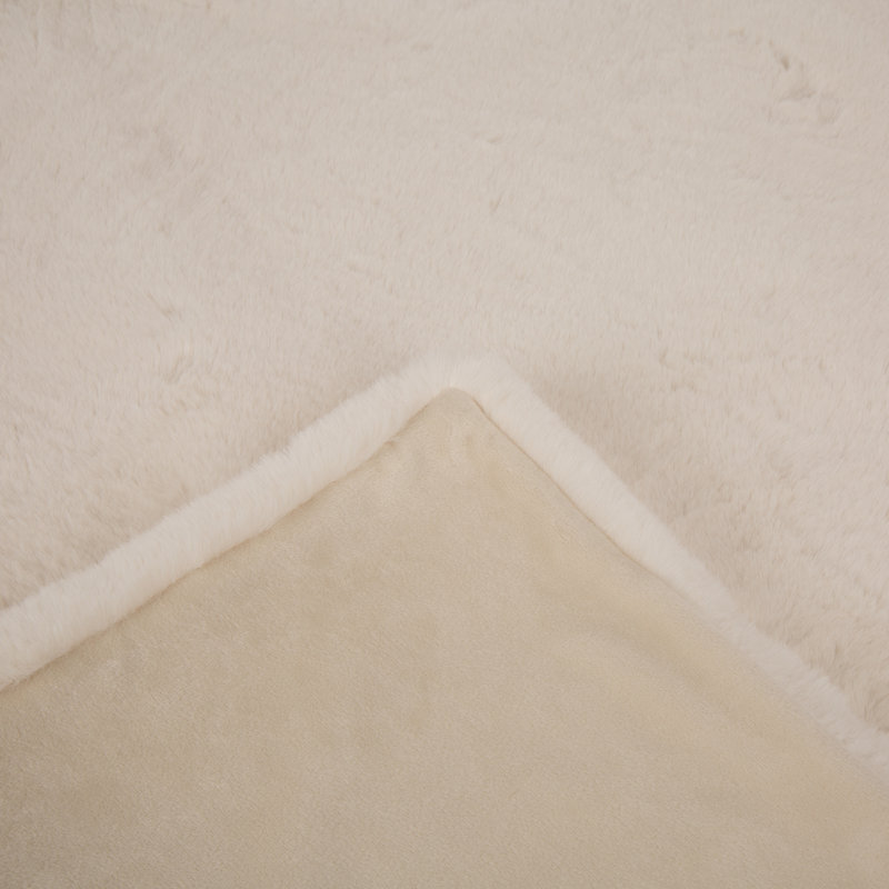 Modern Throw Blanket Throw Blanket, Coconut Milk