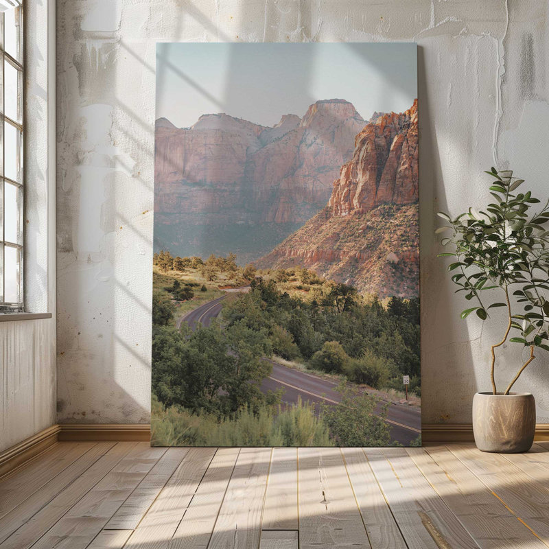 Mountain Roads, Large Canvas Print, 54" H x 36" W