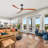 72"3-Blades Farmhouse Ceiling Fan With Remote,Reversible Dc Motor