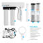 Système de filtration de désinfection, de désinfection et de traitement de l'eau ultraviolet UV de 18 gallons par jour Aquasure Quantum Series