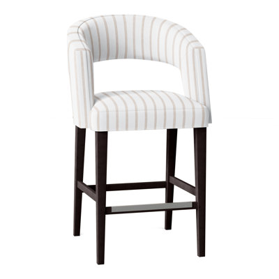 Bryant Upholstered Stool with Solid Wood Frame