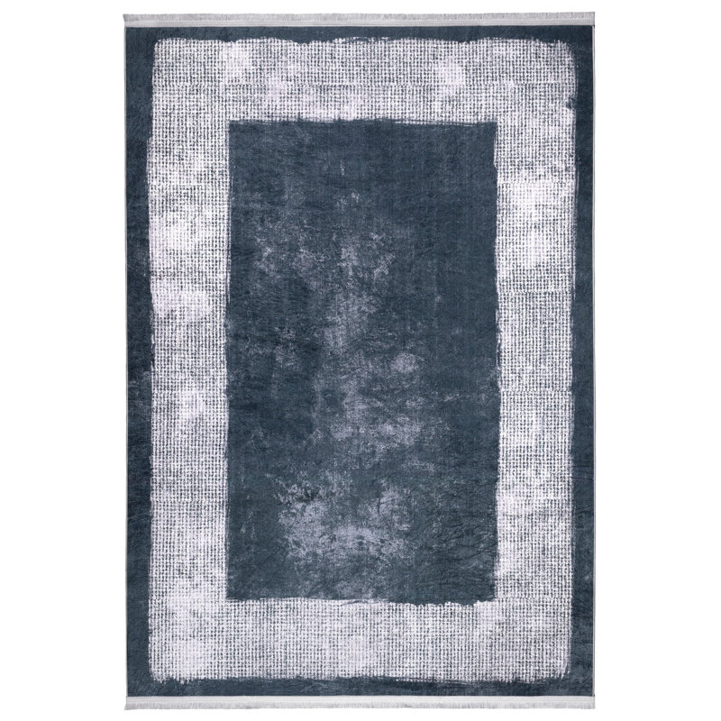 Tapis luxueux en velours, 5,9 x 9,5 pieds | 100% velours, hauteur de poils de 0,3 pouce | Dessous antidérapant, lavable à la machine, texture chenille, impression numérique | Idéal pour le salon, la chambre à coucher et la décoration intérieure