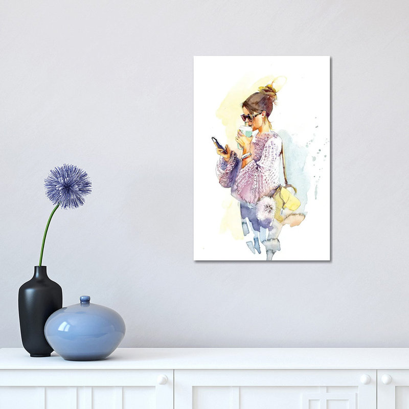 Chance Meeting by Marina Ignatova - Wrapped Canvas Gallery-Wrapped Canvas Giclée, 30.48 cm H x 45.72 cm W