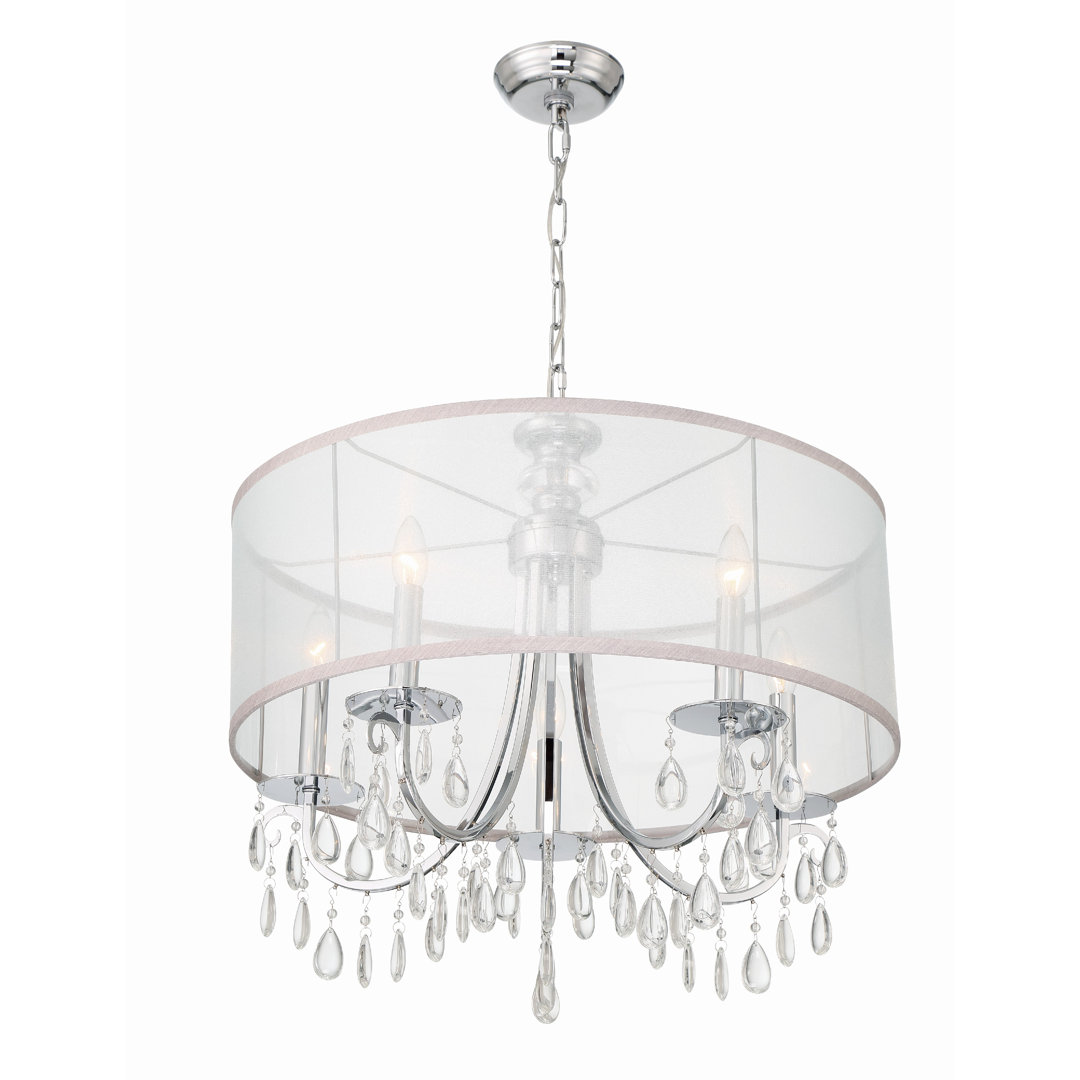 Walser 5 - Light Dimmable Drum Chandelier Willa Arlo™ Interiors