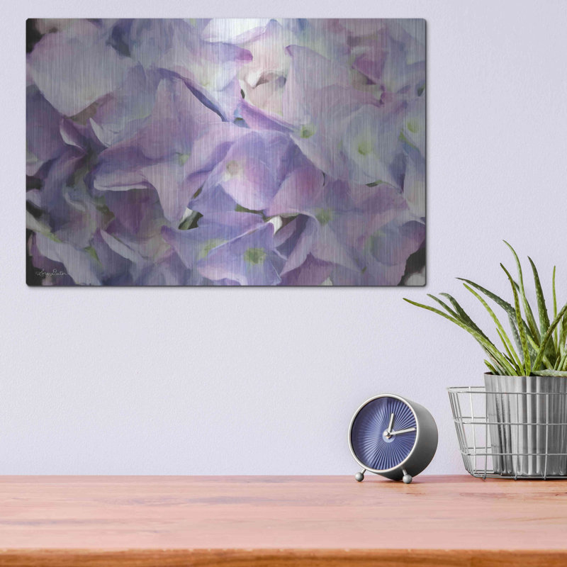 " Violet Hydrangeas " by Lori Deiter, 12" H x 16" W