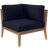 Modway Clearwater Outdoor Patio Teak Wood Sofa-1405650130