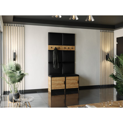 Suncrest Hall Tree 53.2cm Wide with Bench