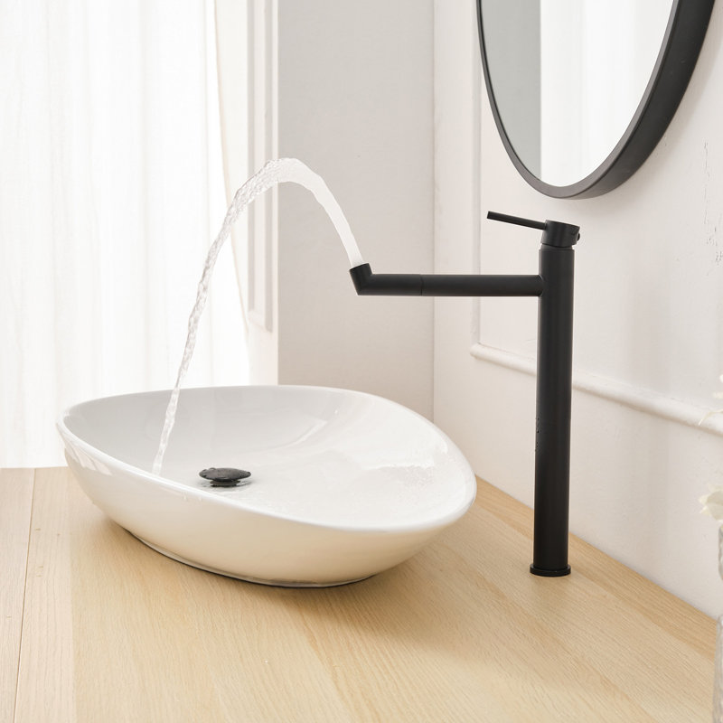 Robinet de salle de bain vasque, Noir mat