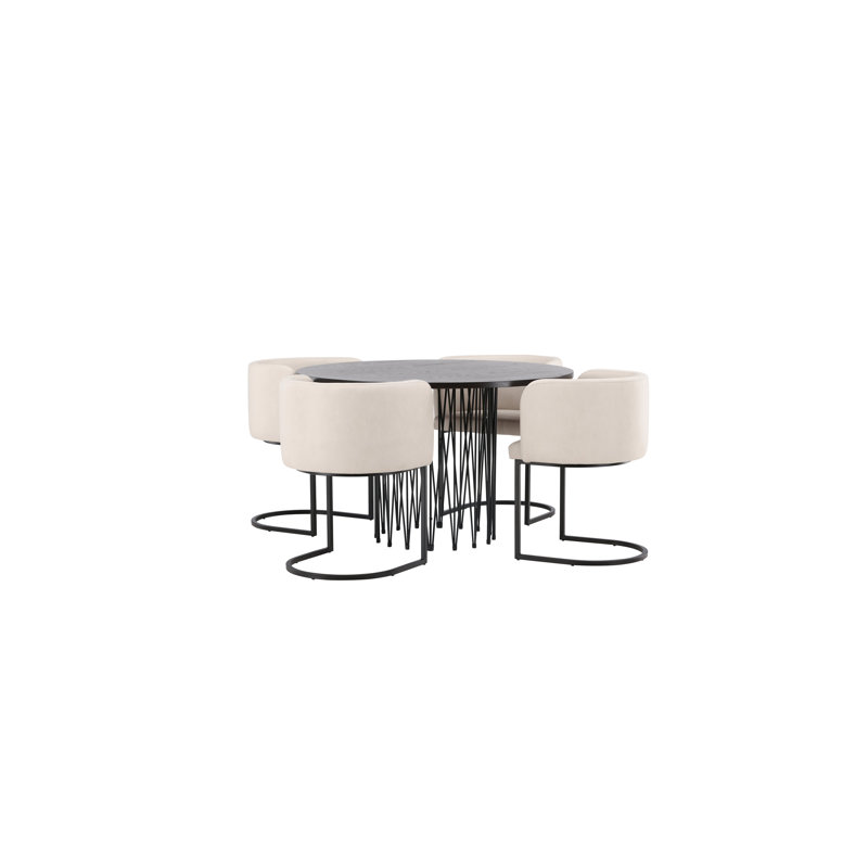 Fawnlily 4 - Person Dining Set