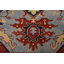 Tapis indien bleu en laine 9x12