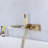 2 Handle Wall Waterfall Faucet with Diverter-63610331