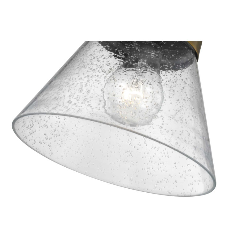 Lampe murale avec bras pivotant 1 lumière Oakpark, Laiton rétro