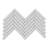 1x6 BIANCO V. DOLOMITE HERRINGBONE HONED