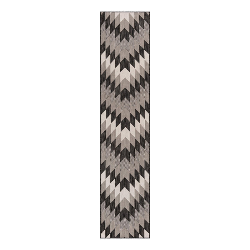 Blox Hower Indoor/Outdoor Area Rug, Runner 2'7" x 12'
