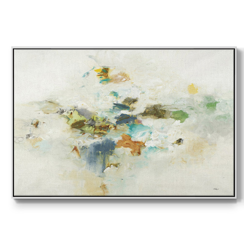 Edytha Whimsy Of One, reproduction d'art encadrée, H 25 po x l 17 po x P 2 po, Toile avec cadre blanc