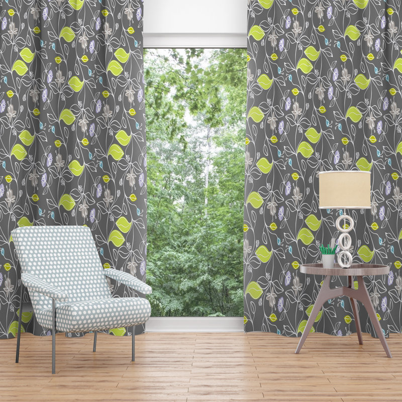 Paire de rideaux obscurcissant en polyester Janley, L 20 po x L 82 po