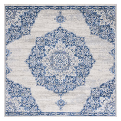 Arvillia 802 Area Rug In Ivory / Navy