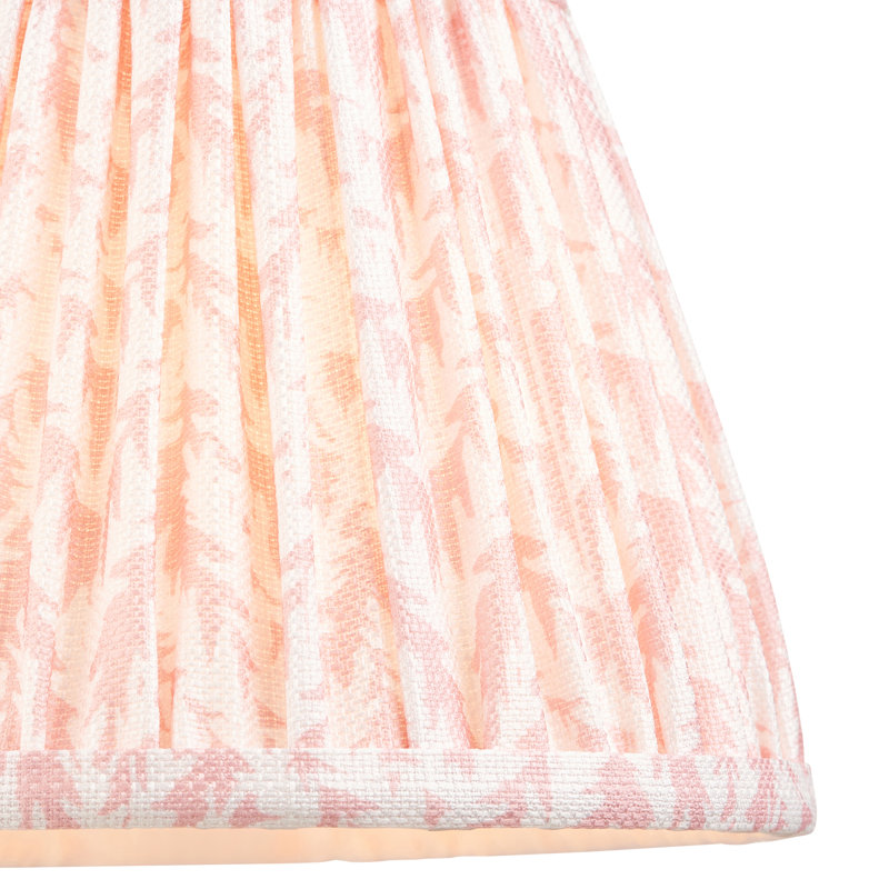 Leaf Lamp Shade, 14.5cm H x 11.8cm W x 20cm D, Pink