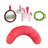 3 In 1 Infant Tummy Time Plush Fabric Playmat