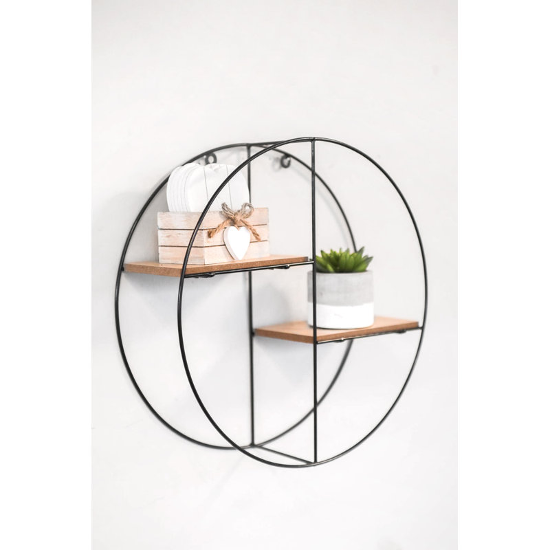 Chappel 2 Piece Circle Bracket Shelf