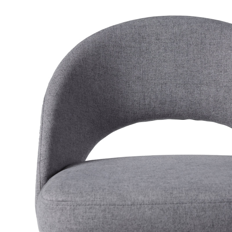 Leray 30" Upholstered Bar Stool, Charcoal