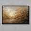 «Abstract Earth Tone Landscape with Radiant Light», reproduction d'art encadrée-746406965-746406987