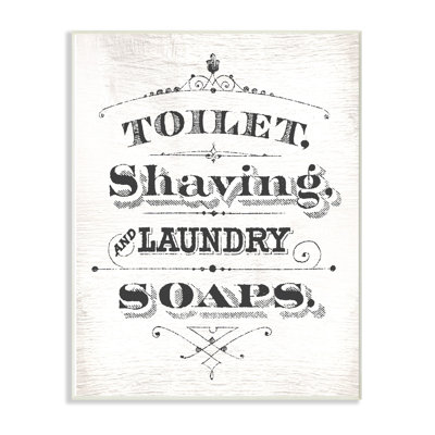" Vintage Toilet Shaving Laundry And Soaps " by Daphne Polselli