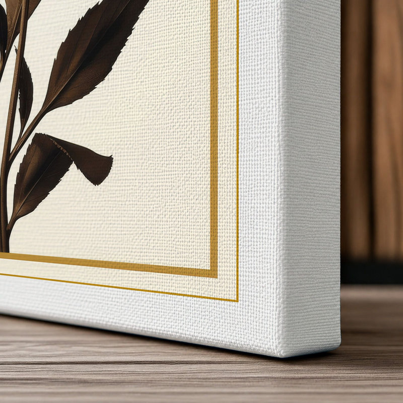 Carnation Studies Botanical - Wrapped Canvas, 30x20 - 76.2 x 50.8 cm, White Border