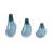 Set Of 3 5/7/9" Jolivue Ceramic Vases-987323280