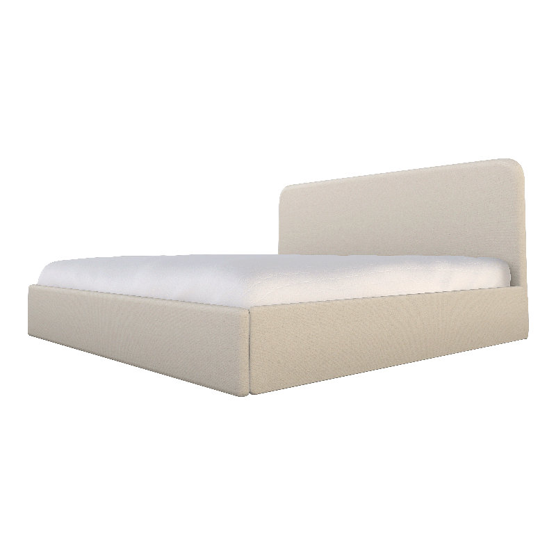 Detroit Solid Wood Bed, Twin, Study Hall Ivory