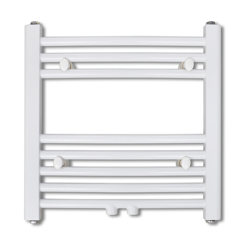 Warm Water Vertical Heated Towel Rail, 48cm H x 48cm W
