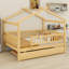 Lit en bois avec couchette-1050307680