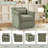 30" Wide Modern Soft Upholstered Swivel Accent Chair With Lumbar Pillow-794107721