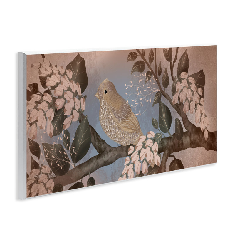 «Bird Sanctuary Earth Tones», plaque murale, conception par Lori Mosley