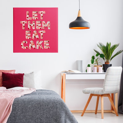 «Let Them Eat Cake Canvas», conception par Lish Creative