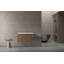 Meuble-lavabo mural flottant avec évier 1 tiroir - 2 plateaux - panneau de bois 36 po