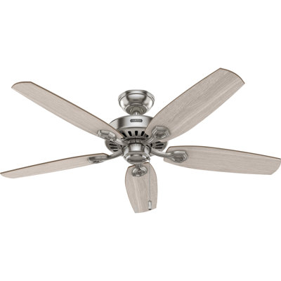 Builder 52" 5-Blade Energy Star® Standard Ceiling Fan With Lights And Pull Chain
