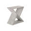 Table d'appoint, table d'appoint, table de bout, table de chevet, étroit, petit, chambre à coucher, salon, lampe, placage gris, contemporain-189288401