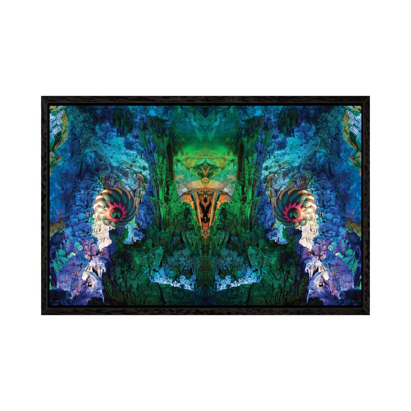 Cavern 1 Piece Wall Art on Canvas, 66.04 cm H x 45.72 cm W, Black Framed
